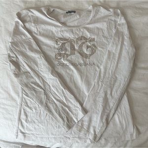 🐩dolce&gabbana long sleeve sequin top🐩